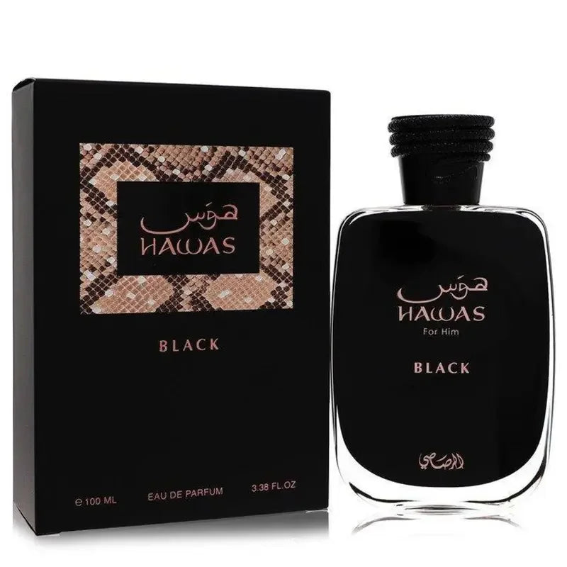Hawas Black Eau de Parfum Rasasi Masculino 100ml - [ORIGINAL]
